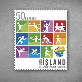 Frímerki Smáþjóðaleika 2015
